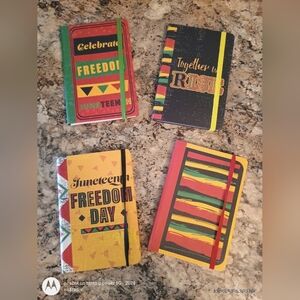 Colorful Juneteenth Themed Notebooks Set